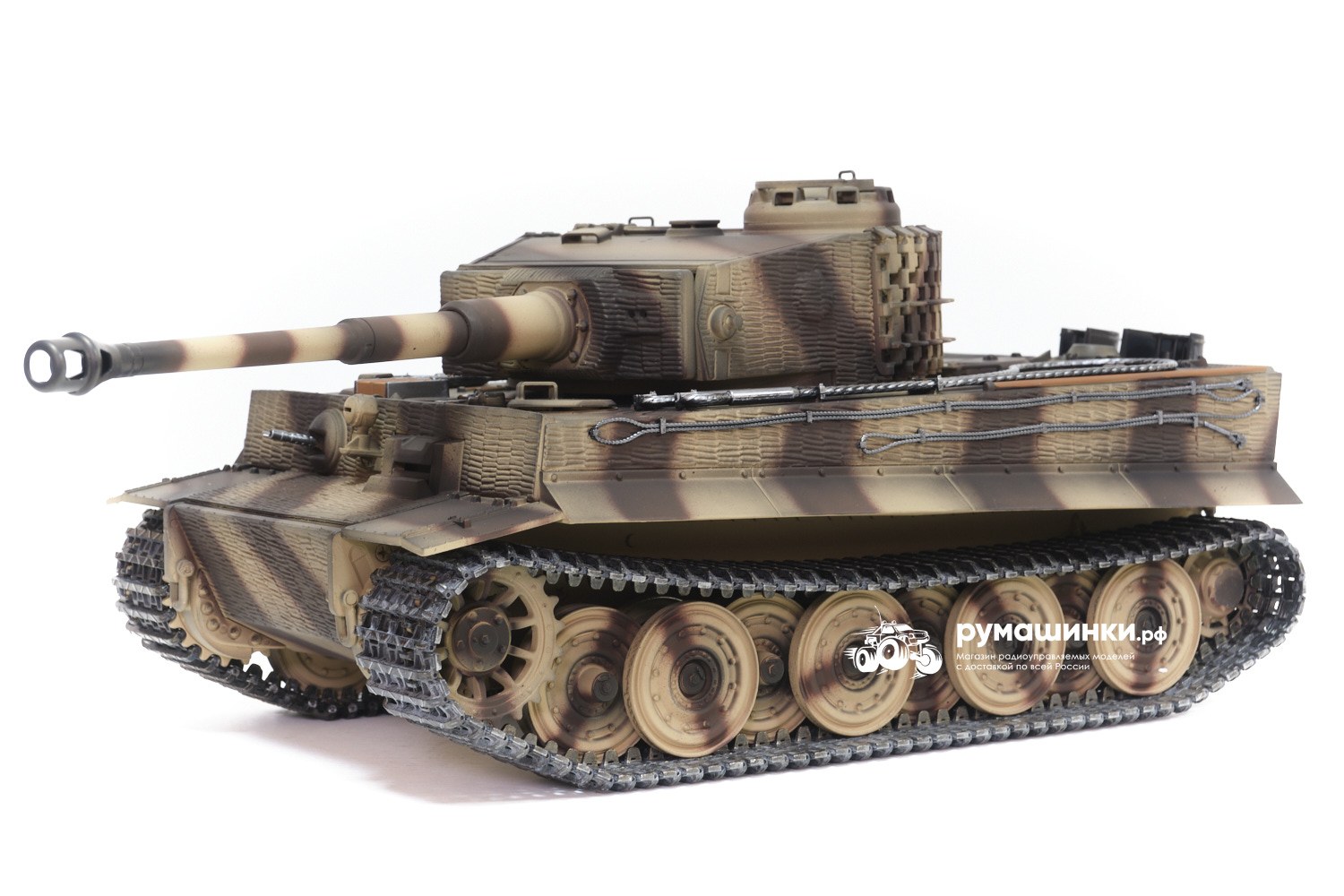 Танк на радиоуправлении Taigen 1/16 Tiger 1 (Германия, поздняя версия) дым  V3 2.4G RTR TGAS3818-D3.0 Купить с доставкой